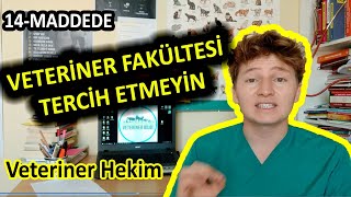 VETERİNER FAKÜLTESİ TERCİH ETMEYİN [upl. by Brindle]