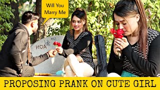 Proposing Prank On Cute Girl Turns into Date Part 2 ThatWasCrazy [upl. by Silecara]