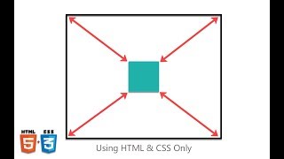 How to center a div within another div using HTML and CSS [upl. by Platas]