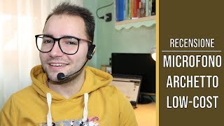 Il miglior microfono ad archetto wireless LOWCOST recensione [upl. by Moazami]