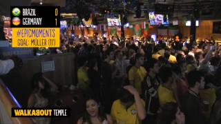 Crowd Reactions from Germany 71 Brazil at Walkabout Temple [upl. by Saffier]