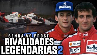 RIVALIDADES LEGENDARIAS DE F1 AYRTON SENNA VS ALAIN PROST Cap Final Parte 2 [upl. by Yrohcaz320]