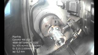 Mori Seiki NL2500Y Demo Heavy Duty Turning and Milling [upl. by Nosral]