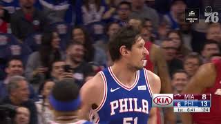 Boban Marjanovic  Highlights vs Miami Heat 22119 [upl. by Schecter]