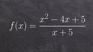 Graphing a rational function with discontinuity [upl. by Hallsy]