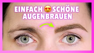 🔴 Augenbrauen Tutorial für Anfänger 😍  velvetpop [upl. by Charbonneau695]