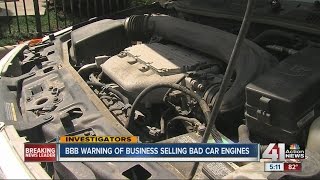 BBB receives hundreds of complaints about company selling car engines online [upl. by Amal683]