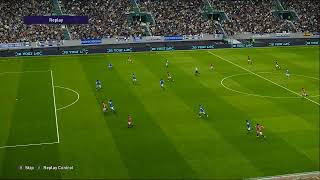 GOOD ASSIST AND RAFA SILVA SCORE PES 2021 GAMEPLAY [upl. by Ellenrad]