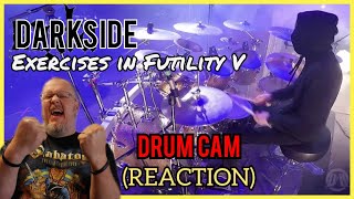 Darkside  Exercises in Futility V Drum Cam REACTION Brutal Assault 2019 MGLA Black Metal [upl. by Dewain]