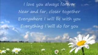 Donna Lewis  I Love You Always Forever Lyrics  YouTube Music [upl. by Og]