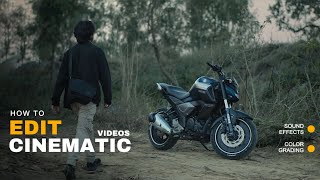 How to edit Cinematic videos Full Tutorial  ZarMatics [upl. by Radek]