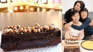 RECETTE Cake moelleux chocolatnoisettes vegan  Gâteau d’anniversaire [upl. by Hamian]