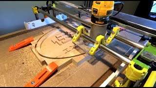 Custom 3D Printed CNC for Wood Working  The Mostly Printed CNC MPCNC Lowrider 2 [upl. by Synned]