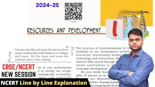 10 Geography Chapter 1  Resources and Development  202425 one shot [upl. by Llednyl]