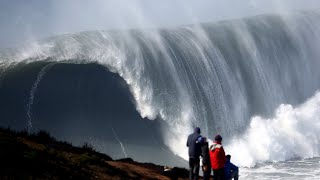 8 or 80  Surfing the Monster Wave in Nazaré  Big Wave Trailer [upl. by Thirzia]