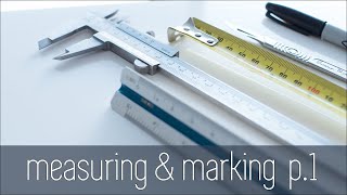 Measuring amp Marking Part 1  Planning  Architecture Modelmaking 101 [upl. by Madden]