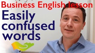 English vocabulary lesson easily confused words [upl. by Ojillib794]