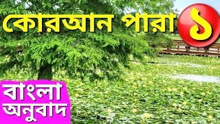 বাংলা অনুবাদ কোরআন পারা ১💚Quran Para 1 Bangla Translation [upl. by Arikahc947]