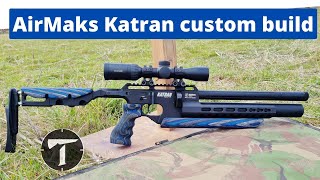 Airmaks katran c 177 air rifle custom laminate stock build [upl. by Anastos]