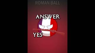 ANSWER CORRECTLY countryballs edit memes history animation viralshorts [upl. by Damon]