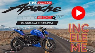 2023 TVS Apache RTR 200 4V İnceleme [upl. by Barncard]