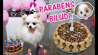 COMO FAZER FESTA PRA CACHORRO l COMO FAZER BOLO DE RAÇÃO [upl. by Negris]