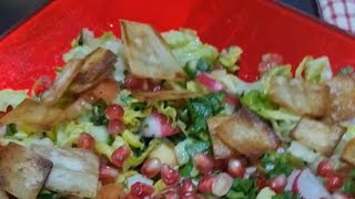 Fattoush Salad Recipe  Healthy Mediterranean Salad  How to make Fattoush [upl. by Naimad]