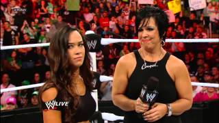 Vickie Guerrero plays voicemails she claims AJ left for John Cena Raw Nov 12 2012 [upl. by Anetta987]