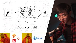 Building a neural network FROM SCRATCH no TensorflowPytorch just numpy amp math [upl. by Cedar]