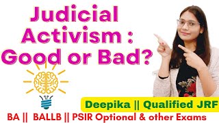 Judicial activism  Pros and Cons of Judicial activism  Political Science  Indian Polity [upl. by Faruq]