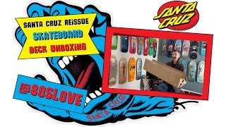 Santa Cruz Reissue Skateboard Deck Unboxing  My First Skateboard of 2024 skateboard unboxing [upl. by Ahsinhoj88]