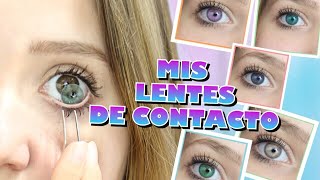 ME PRUEBO TODOS MIS LENTES DE CONTACTO 12 PARES  Brenda Sander [upl. by Wit]