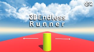 How to Make Player Jump amp Horizontal movement in 3D game unity  3D Endless runner [upl. by Mit]