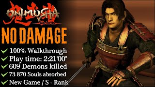 【Onimusha Warlords】No DamageSRank  100 Walkthrough [upl. by Nilhtac]