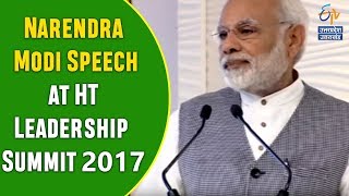 Narendra Modi Speech at HT Leadership Summit 2017  ETV UP Uttarakhand [upl. by Toulon]