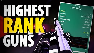 The HIGHEST RANK GUNS in Phantom Forces [upl. by Aivan]