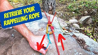 5 rappel rope retrieval techniques [upl. by Ycnan]