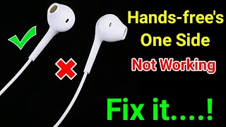 How to repair earphones if one is not workingEarphone repairElectronics project By Punit kumar [upl. by Salokin]