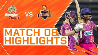 2023 Abu Dhabi T10 Match 8 Highlights Deccan Gladiators vs Bangla Tigers  Season 7 [upl. by Fey]