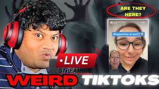 Weird and Creepy Tiktoks Live Stream with Tedi pt 2 [upl. by Pasco]