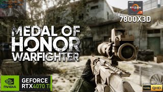 Medal of Honor Warfighter  RYZEN 7 7800X3D  RTX 4070 Ti  1440p Max Settings [upl. by Atinaej]