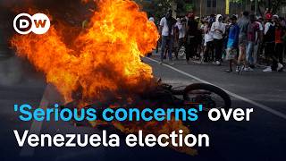 Venezuela Nicolas Maduro declared election winner in disputed vote  DW News [upl. by Singband]