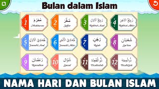 Nama hari dan bulan dalam islam  Ayo BelajaR [upl. by Hars687]