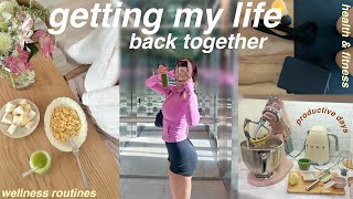 GETTING MY LIFE BACK TOGETHER  a lifestyle vlog wellness fitness self care adulting amp routine [upl. by Ibmat]