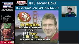 NES Countdown  13 Tecmo Bowl [upl. by Morrison]