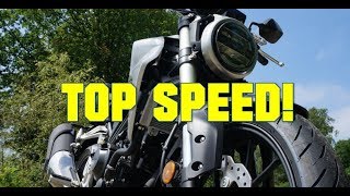 HONDA CB300R TOP SPEED [upl. by Tomaso]