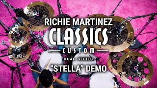 Meinl Cymbals  Classics Custom Dual  Richie Martinez quotStellaquot Demo [upl. by Rey]