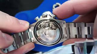 A LOOK INSIDE THE SUGESS DAYTONA HOMAGE AUTOMATIC CHRONOGRAPH MOVEMENT 7750 CLONE LINKDESCRIPTION [upl. by Anitsirc763]