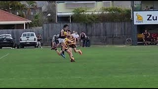 Rd 15 Coorparoo Roos at Aspley Hornets U13 Div 1 AFL 11824 Matty 19 [upl. by Parsons]