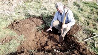 Metal Detecting and Digging a Pit for Treasure [upl. by Eirtemed]